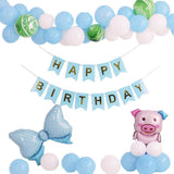 Darrahopens Occasions > Party & Birthday Novelties > Party Supplies 45-50 Pcs Happy Birthday 3D Unicorn Decoration Balloons Diy Decor Party Set - 04