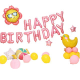 Darrahopens Occasions > Party & Birthday Novelties > Party Supplies 45-50 Pcs Happy Birthday 3D Unicorn Decoration Balloons Diy Decor Party Set - 07