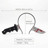 Darrahopens Occasions > Party & Birthday Novelties > Party Supplies Captain Jack Inspired Plug Dagger Headband: Safe and Lightweight PET Material, Classic Dual-Blade Design, Upgraded Sturdy Build, a Must-Have Pirate Accessory for Cosplay and Parties!/black In Australia - Darrahopens