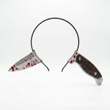 Darrahopens Occasions > Party & Birthday Novelties > Party Supplies Captain Jack Inspired Plug Dagger Headband: Safe and Lightweight PET Material, Classic Dual-Blade Design, Upgraded Sturdy Build, a Must-Have Pirate Accessory for Cosplay and Parties!/black In Australia - Darrahopens