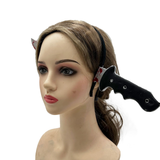 Darrahopens Occasions > Party & Birthday Novelties > Party Supplies Captain Jack Inspired Plug Dagger Headband: Safe and Lightweight PET Material, Classic Dual-Blade Design, Upgraded Sturdy Build, a Must-Have Pirate Accessory for Cosplay and Parties!/black In Australia - Darrahopens