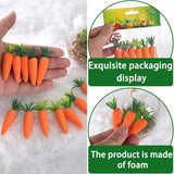 Darrahopens Occasions > Party & Birthday Novelties > Party Supplies Easter Decorations - Realistic Carrot Figures - Pack of 12 - Mini Foam Carrots 7cm - Party Decorations