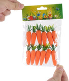 Darrahopens Occasions > Party & Birthday Novelties > Party Supplies Easter Decorations - Realistic Carrot Figures - Pack of 12 - Mini Foam Carrots 7cm - Party Decorations