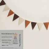 Darrahopens Occasions > Party & Birthday Novelties > Party Supplies Felt Birthday Banner Set with Interchangeable Numbers 0-9 Pom Pom Garland Pennant Flags Happy Birthday Decoration