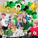 Darrahopens Occasions > Party & Birthday Novelties > Party Supplies Football Treat Boxes - 24 Pieces - Party Supplies - Football Baby Shower Gift Goody Snack Candy Boxes | for football-themed birthday party decorations, football parties, children's birthday decorations (Green + White - 16*16*9cm)