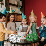 Darrahopens Occasions > Party & Birthday Novelties > Party Supplies Football Treat Boxes - 24 Pieces - Party Supplies - Football Baby Shower Gift Goody Snack Candy Boxes | for football-themed birthday party decorations, football parties, children's birthday decorations (Green + White - 16*16*9cm)
