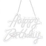 Darrahopens Occasions > Party & Birthday Novelties > Party Supplies Happy Birthday Letter LED Lights Romantic Neon Light Sign Acrylic Happy Birthday Decoration for Party Bar Warm White In Australia - Darrahopens