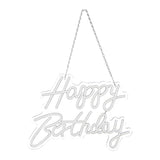 Darrahopens Occasions > Party & Birthday Novelties > Party Supplies Happy Birthday Letter LED Lights Romantic Neon Light Sign Acrylic Happy Birthday Decoration for Party Bar Warm White In Australia - Darrahopens