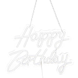 Darrahopens Occasions > Party & Birthday Novelties > Party Supplies Happy Birthday Letter LED Lights Romantic Neon Light Sign Acrylic Happy Birthday Decoration for Party Bar Warm White In Australia - Darrahopens