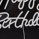 Darrahopens Occasions > Party & Birthday Novelties > Party Supplies Happy Birthday Letter LED Lights Romantic Neon Light Sign Acrylic Happy Birthday Decoration for Party Bar Warm White In Australia - Darrahopens