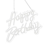 Darrahopens Occasions > Party & Birthday Novelties > Party Supplies Happy Birthday Letter LED Lights Romantic Neon Light Sign Acrylic Happy Birthday Decoration for Party Bar Warm White In Australia - Darrahopens