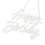 Darrahopens Occasions > Party & Birthday Novelties > Party Supplies Happy Birthday Letter LED Lights Romantic Neon Light Sign Acrylic Happy Birthday Decoration for Party Bar Warm White In Australia - Darrahopens