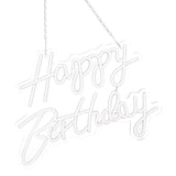 Darrahopens Occasions > Party & Birthday Novelties > Party Supplies Happy Birthday Letter LED Lights Romantic Neon Light Sign Acrylic Happy Birthday Decoration for Party Bar Warm White In Australia - Darrahopens
