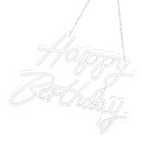 Darrahopens Occasions > Party & Birthday Novelties > Party Supplies Happy Birthday Letter LED Lights Romantic Neon Light Sign Acrylic Happy Birthday Decoration for Party Bar Warm White In Australia - Darrahopens