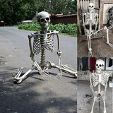 Darrahopens Occasions > Party & Birthday Novelties > Party Supplies Life Size Halloween Skeleton with Movable Joints Full Body Scary Decoration for Party Haunted House