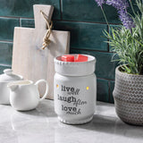 Darrahopens Occasions > Party & Birthday Novelties > Party Supplies Live Laugh Love Illumination Warmer - RRP $43.95 - Wholesale - OUT OF STOCK - PREORDERS OPEN - ARRIVING EARLY SEPTEMBER