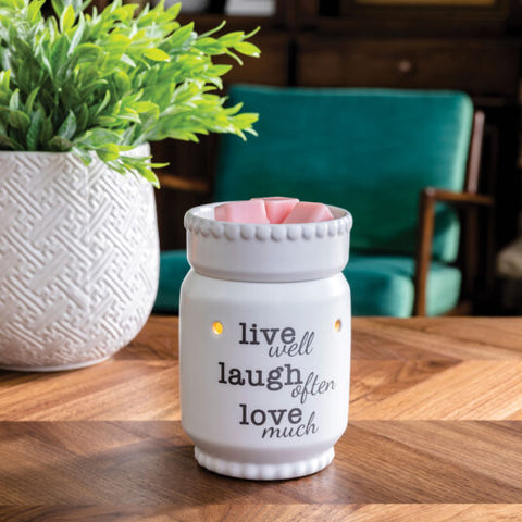 Darrahopens Occasions > Party & Birthday Novelties > Party Supplies Live Laugh Love Illumination Warmer - RRP $43.95 - Wholesale - OUT OF STOCK - PREORDERS OPEN - ARRIVING EARLY SEPTEMBER