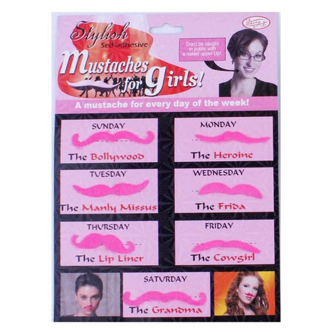 Darrahopens Occasions > Party & Birthday Novelties > Party Supplies Pink Party Mustaches total 7 PCs