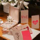 Darrahopens Occasions > Party & Birthday Novelties > Party Supplies Set of 6 Valentine's Day Envelopes - Valentine's Day and Mother's Day Cards - Hollowed Heart Flowers - Birthday Party Supplies - Wedding Invitations