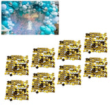 Darrahopens Occasions > Party & Birthday Novelties > Party Supplies Shimmer Wall Backdrop Panels Self Locking Shining Sequin Photo Backdrop Decoration for Wedding Anniversary Party Square Gold In Australia - Darrahopens