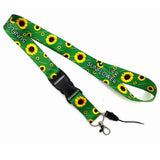 Darrahopens Occasions > Party & Birthday Novelties > Party Supplies Smooth Sunflower Stars Pattern Black Lanyard