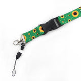 Darrahopens Occasions > Party & Birthday Novelties > Party Supplies Smooth Sunflower Stars Pattern Black Lanyard