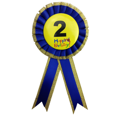 Darrahopens Occasions > Party Favours BIRTHDAY BADGE Party Favour Award Rosette Fancy Dress Girls Boys Childrens Kids -