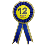 Darrahopens Occasions > Party Favours BIRTHDAY BADGE Party Favour Award Rosette Fancy Dress Girls Boys Childrens Kids -