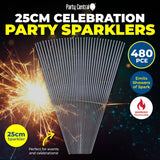 Darrahopens Occasions > Party Favours Party Central 480PCE Sparklers Celebrations Events Parties Sparkling Fun 25cm