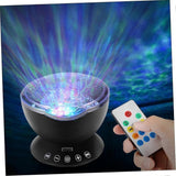 Darrahopens Occasions > Party Lights > Coloured Lights Ocean Projector Light - Bedroom Projection Lamp with Relaxing Water Effect
