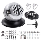 Darrahopens Occasions > Wedding Accessories > Balloons VEVOR Ball Vise, 3" Engraving Setting Tool, 360° Rotation Engraving Block Vise, 70 PCS Attachment Jewelry Engraving Block Tools Standard Block for Gemstone Inlay and Small-Scale Engraving