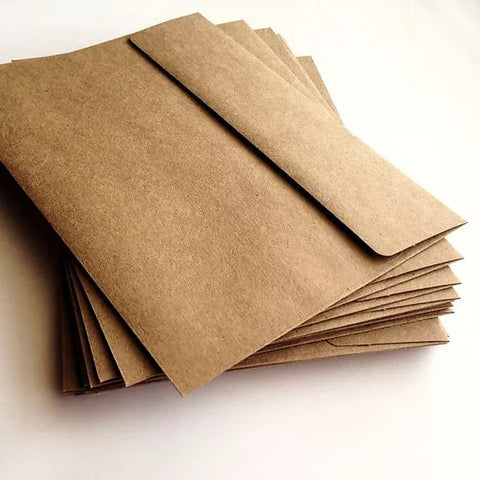 Darrahopens Occasions > Wedding Accessories > Other Wedding Decorations 100 x Brown Kraft Envelopes for Wedding Cards