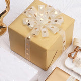 Darrahopens Occasions > Wedding Accessories > Other Wedding Decorations 2 Volumes Gold Ribbon Satin Ribbon 1.6Cm X 9M Suitable For Gift Ribbons Wedding Decoration Ribbons Home Decoration