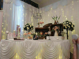 Darrahopens Occasions > Wedding Accessories > Other Wedding Decorations 3M*6M Telescopic Wedding Backdrop Stand Balloon Curtain Hanging Pipe Background
