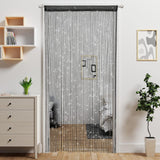 Darrahopens Occasions > Wedding Accessories > Other Wedding Decorations Black 2 Pack Sparkle String Door Curtains 100x200cm Glitter Sequin Tassel Room Divider for Australian Home Decor and Parties