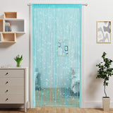 Darrahopens Occasions > Wedding Accessories > Other Wedding Decorations Blue 2 Pack Sparkle String Door Curtains 100x200cm Glitter Sequin Tassel Room Divider for Australian Home Decor and Parties