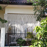 Darrahopens Occasions > Wedding Accessories > Other Wedding Decorations Boho Chic Macrame Tapestry Wedding Backdrop Arch Door Window Hanging Curtains