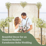 Darrahopens Occasions > Wedding Accessories > Other Wedding Decorations Boho Chic Macrame Tapestry Wedding Backdrop Arch Door Window Hanging Curtains