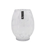 Darrahopens Occasions > Wedding Accessories > Other Wedding Decorations bulk 6 White Speckle Barrel Vase 20cm