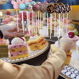 Darrahopens Occasions > Wedding Accessories > Other Wedding Decorations Cake Pop Stand 21 Holes Clear Acrylic Lollipop Display Holder for Weddings Baby Showers Birthday Party In Australia - Darrahopens