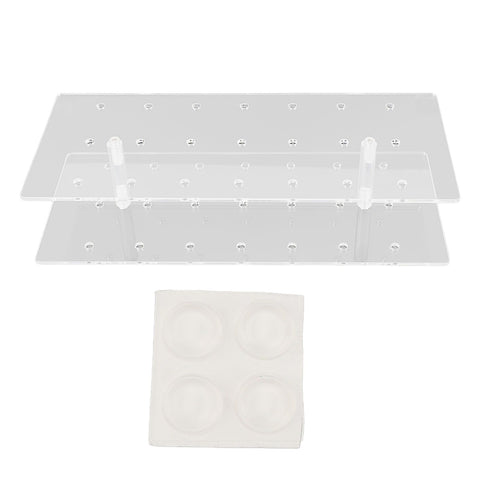 Darrahopens Occasions > Wedding Accessories > Other Wedding Decorations Cake Pop Stand 21 Holes Clear Acrylic Lollipop Display Holder for Weddings Baby Showers Birthday Party In Australia - Darrahopens