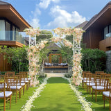 Darrahopens Occasions > Wedding Accessories > Other Wedding Decorations Fin 2.5M Oversized Metal Wedding Arch Stand Proposal Birthday Party Banquet Decor