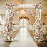 Darrahopens Occasions > Wedding Accessories > Other Wedding Decorations Fin 2.5M Oversized Metal Wedding Arch Stand Proposal Birthday Party Banquet Decor