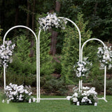 Darrahopens Occasions > Wedding Accessories > Other Wedding Decorations Fin Set Of 3 Wedding Arch Balloon Frame Metal Arch Backdrop Stand Birthday Party