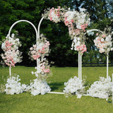 Darrahopens Occasions > Wedding Accessories > Other Wedding Decorations Fin Set Of 3 Wedding Arch Balloon Frame Metal Arch Backdrop Stand Birthday Party