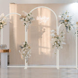 Darrahopens Occasions > Wedding Accessories > Other Wedding Decorations Fin Set Of 3 Wedding Arch Balloon Frame Metal Arch Backdrop Stand Birthday Party