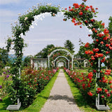 Darrahopens Occasions > Wedding Accessories > Other Wedding Decorations Fin Xl Decorative Double Rails Iron Arbor Garden Archway Trellis Metal Wedding Arch