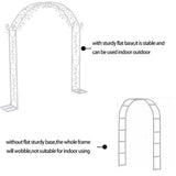 Darrahopens Occasions > Wedding Accessories > Other Wedding Decorations Fin Xl Decorative Double Rails Iron Arbor Garden Archway Trellis Metal Wedding Arch