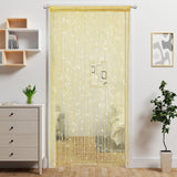 Darrahopens Occasions > Wedding Accessories > Other Wedding Decorations Glod 2 Pack Sparkle String Door Curtains 100x200cm Glitter Sequin Tassel Room Divider for Australian Home Decor and Parties