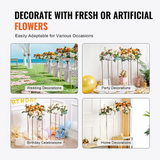 Darrahopens Occasions > Wedding Accessories > Other Wedding Decorations Gold Metal Flower Stand
